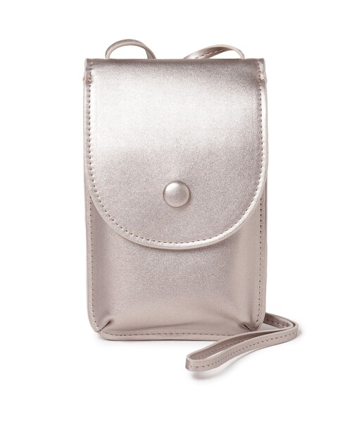 SHOO・LA・RUE(シューラルー)の「◆フタツオリ縦お財布ショルダー(ショルダーバッグ・レディース・ブラック/ライトグリーン/ブロンズ/ナチュラル/キャメル・00)」の7枚目の写真