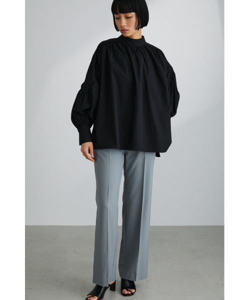 STYLEMIXER(スタイルミキサー)の「ショルダーギャザーブラウス(シャツ/ブラウス・レディース・ホワイト/ベージュ/ブラック・FREE)」の12枚目の写真