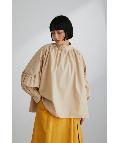 STYLEMIXER(スタイルミキサー)の「ショルダーギャザーブラウス(シャツ/ブラウス・レディース・ホワイト/ベージュ/ブラック・FREE)」の20枚目の写真