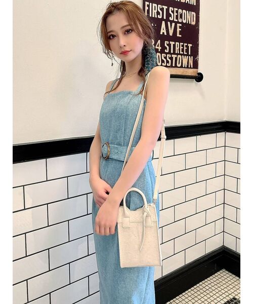 RESEXXY（リゼクシー）の「カラーツイードライクキャミワンピース（ワンピース・レディース・ブラウン/ブルー/その他1・FREE）」の21枚目の写真