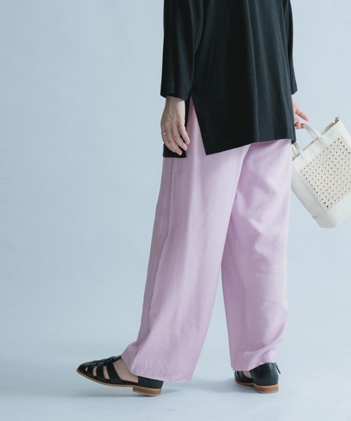 FORK&SPOON(フォークアンドスプーン)の「FORK&SPOON カラーパンツ(その他パンツ・レディース・ネイビー/パープル系その他/ブラウン/ブルー系その他・ONE)」の11枚目の写真