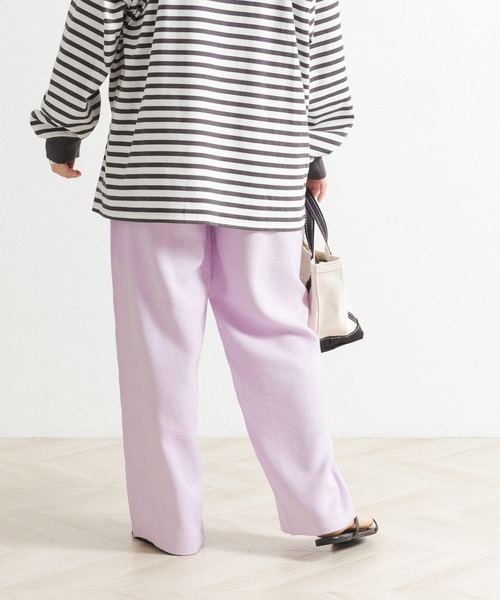 FORK&SPOON(フォークアンドスプーン)の「FORK&SPOON カラーパンツ(その他パンツ・レディース・ネイビー/パープル系その他/ブラウン/ブルー系その他・ONE)」の5枚目の写真