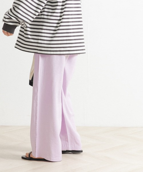 FORK&SPOON(フォークアンドスプーン)の「FORK&SPOON カラーパンツ(その他パンツ・レディース・ネイビー/パープル系その他/ブラウン/ブルー系その他・ONE)」の18枚目の写真