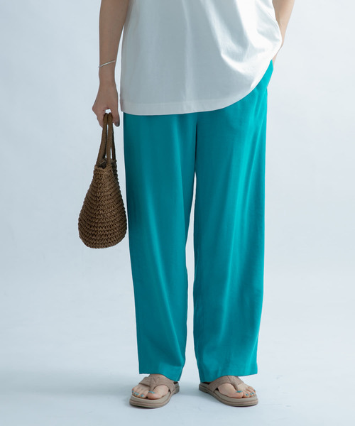 FORK&SPOON(フォークアンドスプーン)の「FORK&SPOON カラーパンツ(その他パンツ・レディース・ネイビー/パープル系その他/ブラウン/ブルー系その他・ONE)」の7枚目の写真