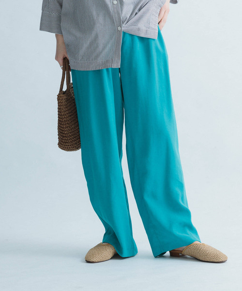 FORK&SPOON(フォークアンドスプーン)の「FORK&SPOON カラーパンツ(その他パンツ・レディース・ネイビー/パープル系その他/ブラウン/ブルー系その他・ONE)」の14枚目の写真