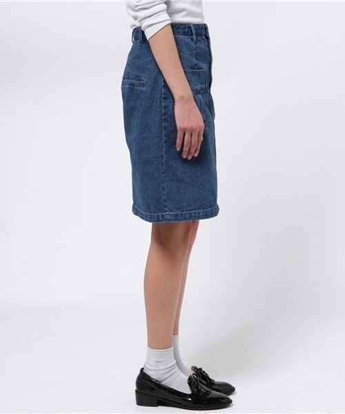 Kastane（カスタネ）の「【Kastane】台形スカート（スカート・レディース・オフホワイト/ピンクベージュ/カーキ/ブルー/ホワイト/グレー/レッド・X-SMALL/SMALL/MEDIUM/LARGE）」の9枚目の写真