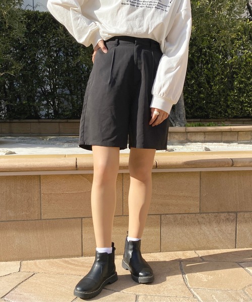 apres jour(アプレジュール)の「ショートパンツ【ZOZOTOWN限定アイテム】(その他パンツ・レディース・ブラック/ベージュ/ダークブラウン・X-LARGE/フリー)」の6枚目の写真