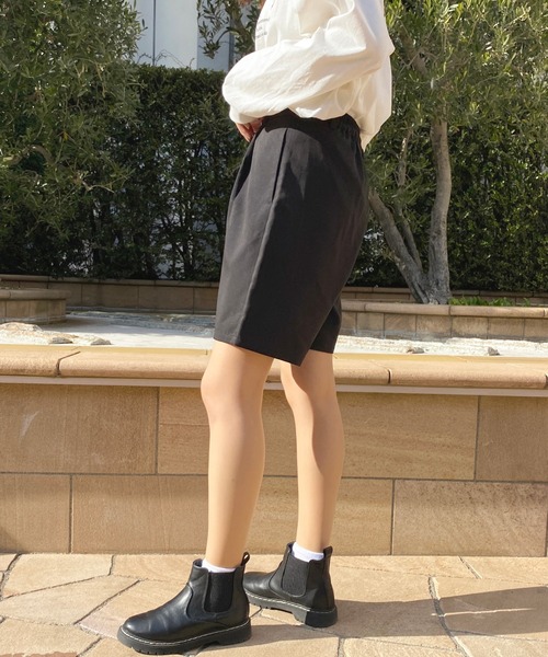 apres jour(アプレジュール)の「ショートパンツ【ZOZOTOWN限定アイテム】(その他パンツ・レディース・ブラック/ベージュ/ダークブラウン・X-LARGE/フリー)」の8枚目の写真