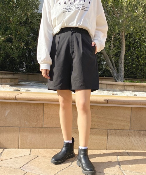 apres jour(アプレジュール)の「ショートパンツ【ZOZOTOWN限定アイテム】(その他パンツ・レディース・ブラック/ベージュ/ダークブラウン・X-LARGE/フリー)」の7枚目の写真