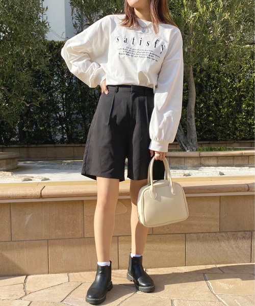 apres jour(アプレジュール)の「ショートパンツ【ZOZOTOWN限定アイテム】(その他パンツ・レディース・ブラック/ベージュ/ダークブラウン・X-LARGE/フリー)」の10枚目の写真