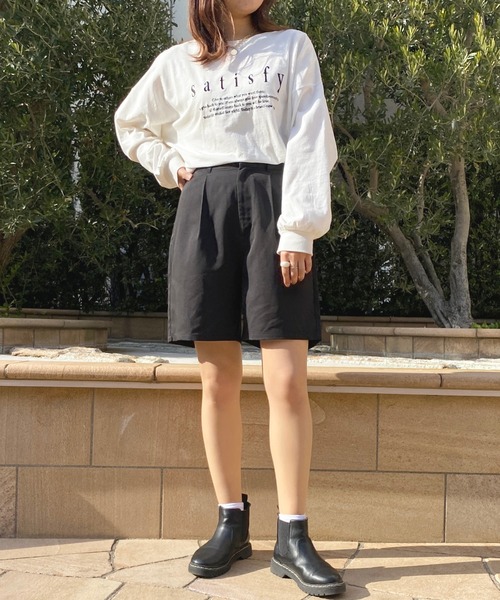 apres jour(アプレジュール)の「ショートパンツ【ZOZOTOWN限定アイテム】(その他パンツ・レディース・ブラック/ベージュ/ダークブラウン・X-LARGE/フリー)」の11枚目の写真