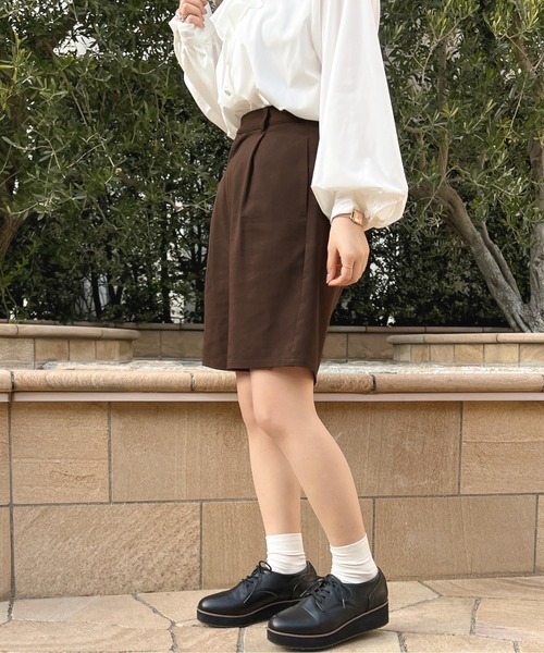 apres jour(アプレジュール)の「ショートパンツ【ZOZOTOWN限定アイテム】(その他パンツ・レディース・ブラック/ベージュ/ダークブラウン・X-LARGE/フリー)」の21枚目の写真