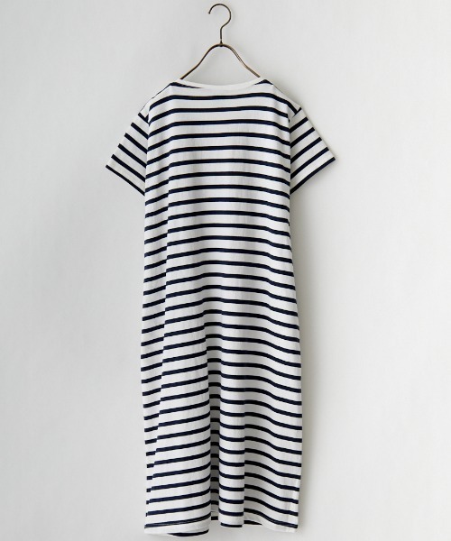 CHUMS ホワイト シャツワンピース CHUMS Logo Dress/チャムスロゴドレス(ワンピース)(Womens M
