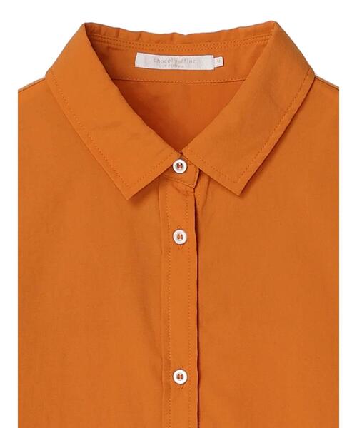 Green　Parks（グリーンパークス）の「ワッシャーシャツ（シャツ/ブラウス・レディース・ブルー/オフホワイト/オレンジ・M/L）」の15枚目の写真