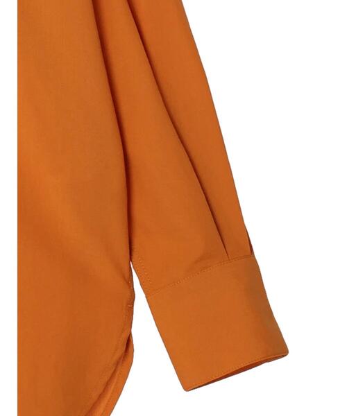 Green　Parks（グリーンパークス）の「ワッシャーシャツ（シャツ/ブラウス・レディース・ブルー/オフホワイト/オレンジ・M/L）」の14枚目の写真