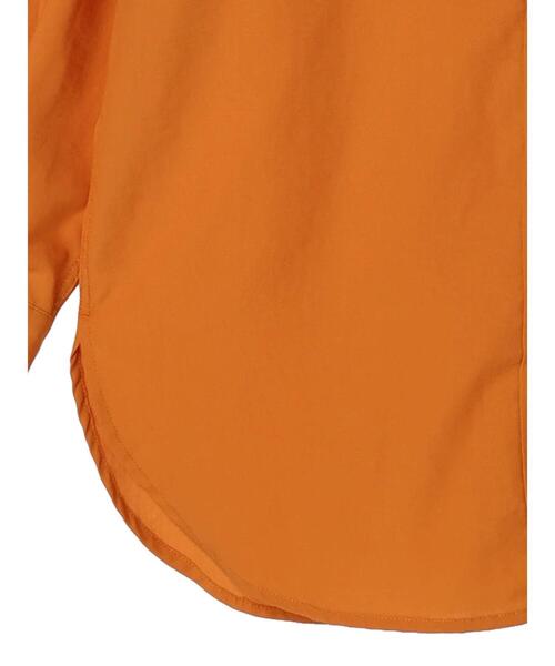 Green　Parks（グリーンパークス）の「ワッシャーシャツ（シャツ/ブラウス・レディース・ブルー/オフホワイト/オレンジ・M/L）」の13枚目の写真