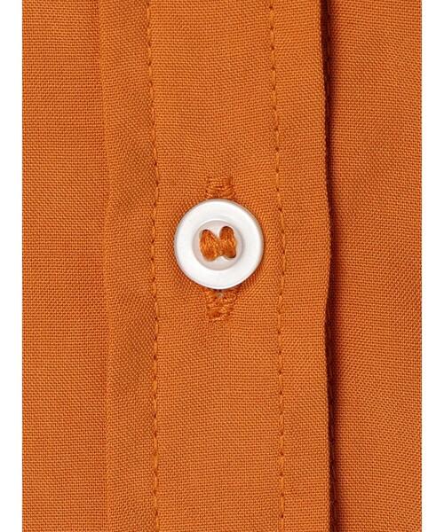 Green　Parks（グリーンパークス）の「ワッシャーシャツ（シャツ/ブラウス・レディース・ブルー/オフホワイト/オレンジ・M/L）」の11枚目の写真