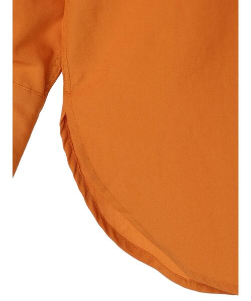 Green　Parks（グリーンパークス）の「ワッシャーシャツ（シャツ/ブラウス・レディース・ブルー/オフホワイト/オレンジ・M/L）」の10枚目の写真