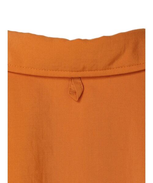 Green　Parks（グリーンパークス）の「ワッシャーシャツ（シャツ/ブラウス・レディース・ブルー/オフホワイト/オレンジ・M/L）」の9枚目の写真