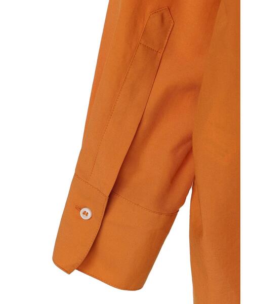 Green　Parks（グリーンパークス）の「ワッシャーシャツ（シャツ/ブラウス・レディース・ブルー/オフホワイト/オレンジ・M/L）」の8枚目の写真