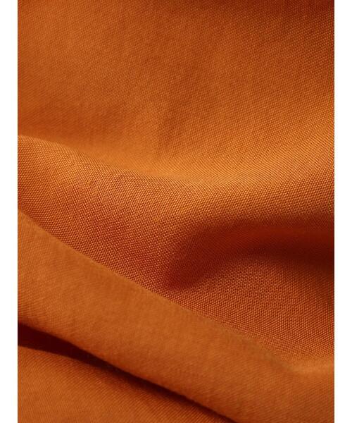 Green　Parks（グリーンパークス）の「ワッシャーシャツ（シャツ/ブラウス・レディース・ブルー/オフホワイト/オレンジ・M/L）」の7枚目の写真