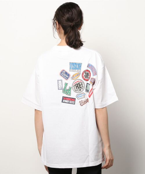 VISION STREET WEAR(ヴィジョンストリートウェア)の「VISION STREET WEAR/ヴィジョンストリートウエア スケボー ヴィンテージプリント ワンポイント刺繍Tシャツ(Tシャツ/カットソー・メンズ・ホワイト/グリーン/マスタード/ホワイト系その他/グレー系その他/グリーン系その他/ブルー系その他/チャコール/ホワイト系その他2・LL/M/L)」の14枚目の写真