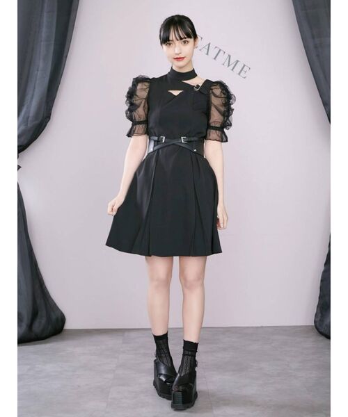 EATME（イートミー）の「ベルトデザインワンピース（ワンピース・レディース・ブラック/ベージュ/その他1・SMALL/MEDIUM）」の16枚目の写真