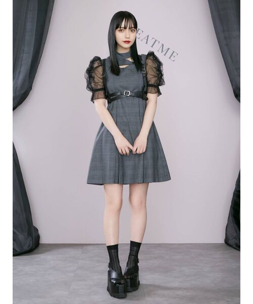 EATME（イートミー）の「ベルトデザインワンピース（ワンピース・レディース・ブラック/ベージュ/その他1・SMALL/MEDIUM）」の18枚目の写真