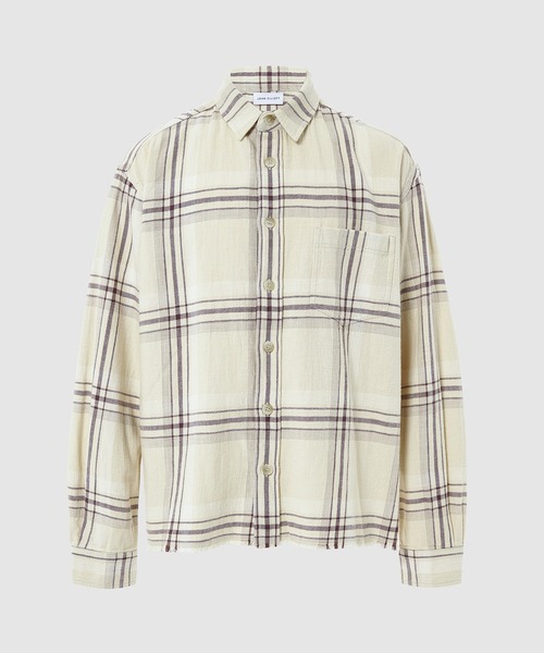 JOHN ELLIOTT(ジョンエリオット)の「Hemi Oversized Shirt(シャツ/ブラウス・メンズ・ベージュ系その他/グリーン系その他・MEDIUM/LARGE/X-LARGE)」の2枚目の写真