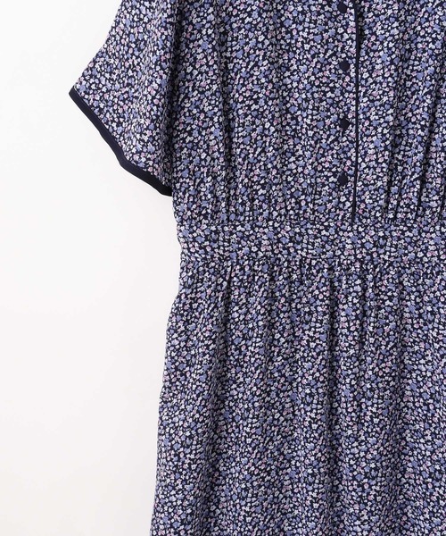 Honeys（ハニーズ）の「配色Ｖネックワンピース（ワンピース・レディース・ブルー系その他/グリーン系その他/ブルー系その他2/ブラック系その他・M/LL/S/L）」の9枚目の写真