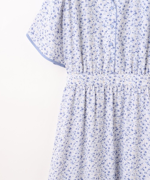 Honeys（ハニーズ）の「配色Ｖネックワンピース（ワンピース・レディース・ブルー系その他/グリーン系その他/ブルー系その他2/ブラック系その他・M/LL/S/L）」の21枚目の写真