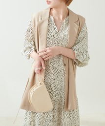 普段のコーデにこなれ感をプラス リネンライクサイドオープンベスト