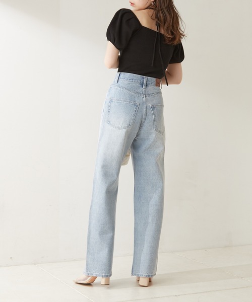 Chico（チコ）の「ホルターリボン付きパフチビニット（ニット/セーター・レディース・ホワイト/ミント/ブラック/ピンク・FREE）」の16枚目の写真