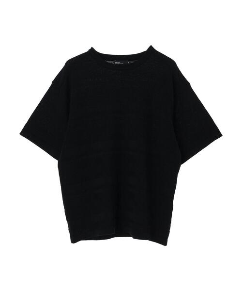 CRAFT STANDARD BOUTIQUE(クラフトスタンダードブティック)の「ニットTEE *(ニット/セーター・メンズ・ブラック/ライトグレー・LL/M/L)」の15枚目の写真
