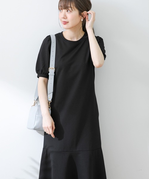 URBAN RESEARCH Sonny Label(アーバンリサーチサニーレーベル)の「マーメイドラインカットワンピース(ワンピース・レディース・チャコールグレー/ブラック/ブラウン・FREE)」の10枚目の写真