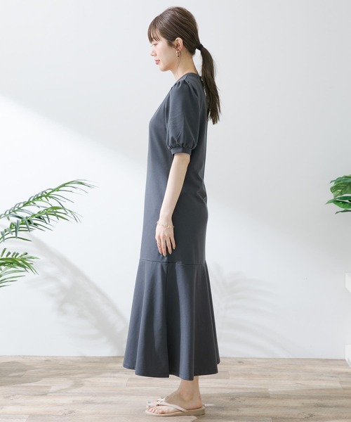 美品Sonny Labelサニーレーベル24SSきれい色Aラインカットワンピース 美品Sonny Labelサニーレーベル24SSきれい色Aラインカット