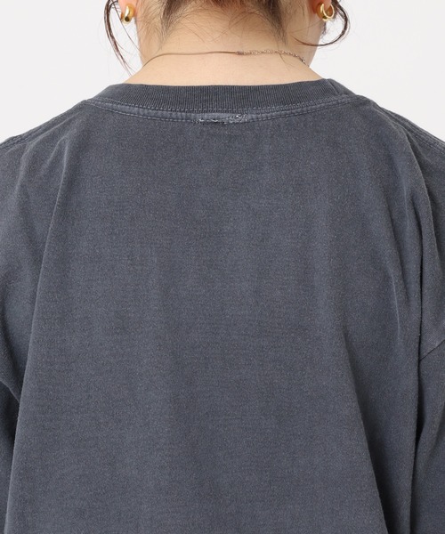 JOURNAL STANDARD（ジャーナルスタンダード）の「カレッジロゴTシャツ（Tシャツ/カットソー・レディース・ホワイト/ネイビー/グリーン・FREE）」の18枚目の写真