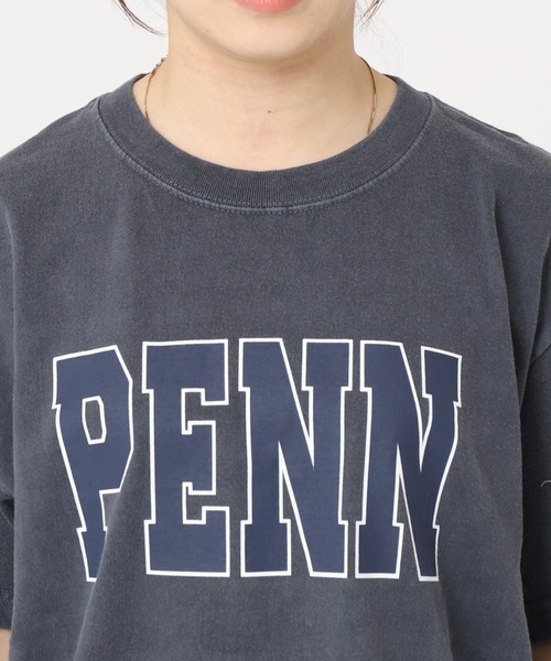 JOURNAL STANDARD（ジャーナルスタンダード）の「カレッジロゴTシャツ（Tシャツ/カットソー・レディース・ホワイト/ネイビー/グリーン・FREE）」の19枚目の写真