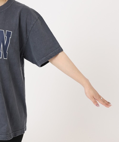 JOURNAL STANDARD（ジャーナルスタンダード）の「カレッジロゴTシャツ（Tシャツ/カットソー・レディース・ホワイト/ネイビー/グリーン・FREE）」の20枚目の写真