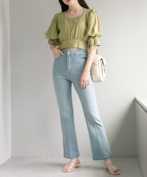 OLIVE des OLIVE（オリーブデオリーブ）の「PVCチューブサンダル（サンダル・レディース・オフホワイト/マルチ・SMALL/MEDIUM/LARGE）」の7枚目の写真