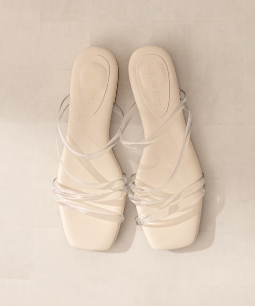 OLIVE des OLIVE（オリーブデオリーブ）の「PVCチューブサンダル（サンダル・レディース・オフホワイト/マルチ・SMALL/MEDIUM/LARGE）」の8枚目の写真