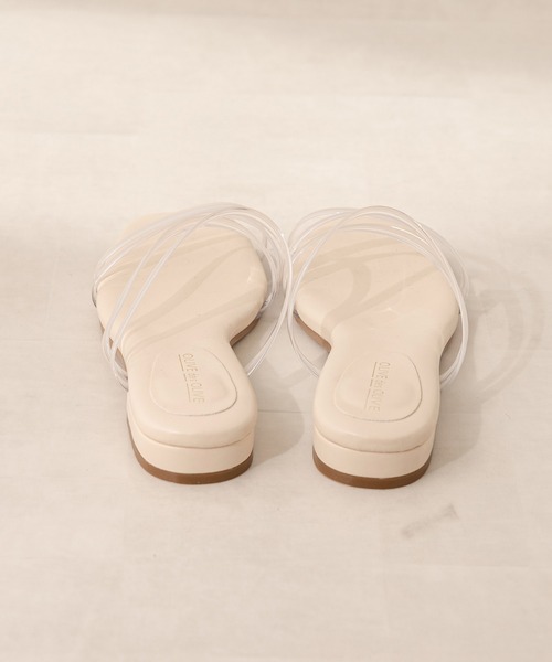 OLIVE des OLIVE（オリーブデオリーブ）の「PVCチューブサンダル（サンダル・レディース・オフホワイト/マルチ・SMALL/MEDIUM/LARGE）」の10枚目の写真