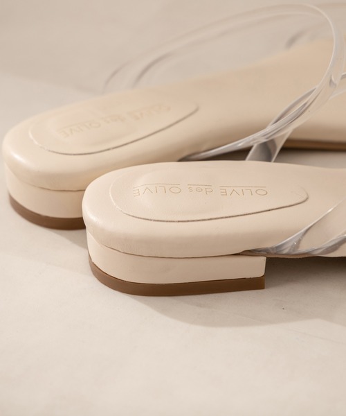 OLIVE des OLIVE（オリーブデオリーブ）の「PVCチューブサンダル（サンダル・レディース・オフホワイト/マルチ・SMALL/MEDIUM/LARGE）」の14枚目の写真