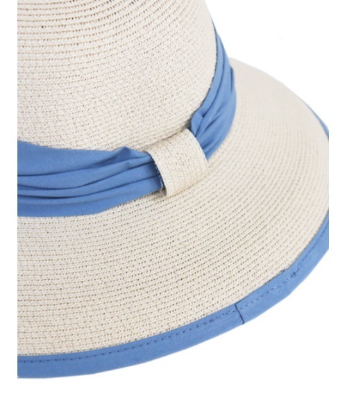 AMAIL（アマイル）の「Mature tape hat（ハット・レディース・ブラック/サックスブルー/ベージュ・FREE）」の16枚目の写真