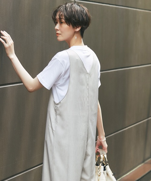 un dix cors（アンディコール）の「トレンドライクなロゴプリント　CheriフロッキーTシャツ（Tシャツ/カットソー・レディース・ホワイト/チャコールグレー/ホワイト系その他・FREE）」の14枚目の写真