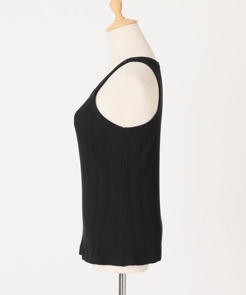 VERMEIL par iena（ヴェルメイユパーイエナ）の「【ESLOW/エスロー】AMERICAN SLEEVE タンクトップ◆（タンクトップ・レディース・ブラック/グリーン・FREE）」の12枚目の写真