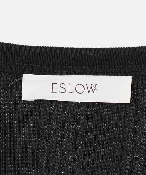 VERMEIL par iena（ヴェルメイユパーイエナ）の「【ESLOW/エスロー】AMERICAN SLEEVE タンクトップ◆（タンクトップ・レディース・ブラック/グリーン・FREE）」の19枚目の写真