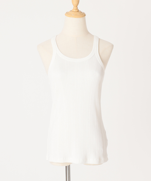 VERMEIL par iena（ヴェルメイユパーイエナ）の「【ESLOW/エスロー】AMERICAN SLEEVE タンクトップ◆（タンクトップ・レディース・ブラック/グリーン・FREE）」の22枚目の写真