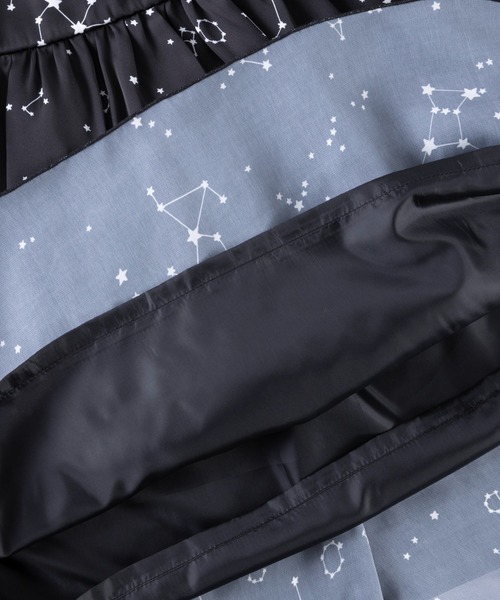 trois lapins kp(トロワラパンケーピー)の「シフォンワンピース(110~130cm)(ワンピース・キッズ・ブラック・110cm/120cm/130cm)」の8枚目の写真