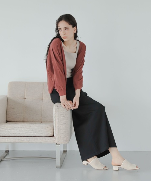 LAKOLE（ラコレ）の「フロントスリットナロースカート / 345991（スカート・レディース・ブラック/ブラウン・SMALL/MEDIUM）」の4枚目の写真